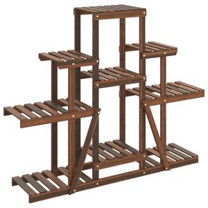 vidaXL Stojan na kvetiny 110x25x96 cm mas&iacute;vna jedľa