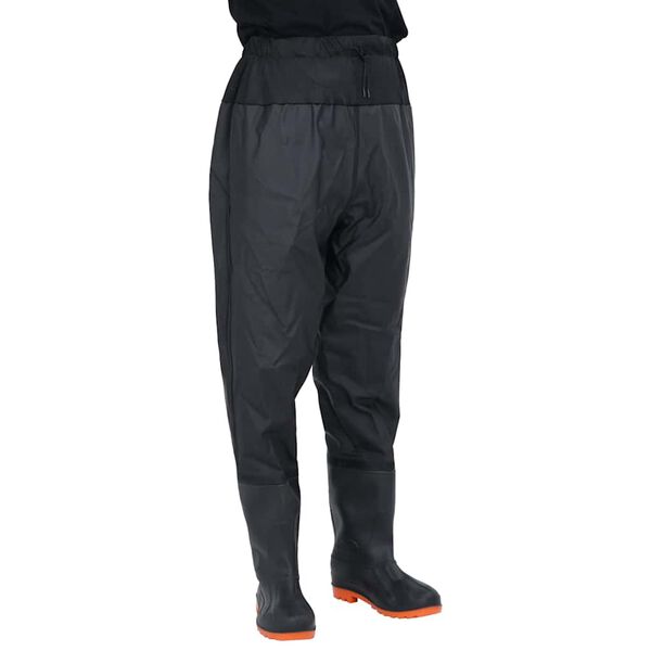 VidaXL Waist Waders s čižmami čierna veľkosť 40