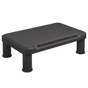 vidaXL Rohov&yacute; stojan na monitor čierny 38x24x10,5 cm