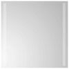 vidaXL LED k&uacute;peľňov&eacute; zrkadlo 50x50 cm