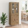 vidaXL Highboard Remeseln&yacute; dub 69,5 x 34 x 90 cm Kompozitn&eacute; drevo