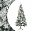 vidaXL Umel&yacute; vianočn&yacute; stromček s vianočn&yacute;mi guľami 120 cm 150 LED