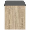 vidaXL Predsieňov&aacute; lavica s vank&uacute;&scaron;om Sonoma dub 63 x 38 x 45 cm