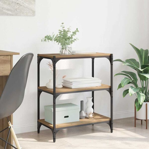 vidaXL Knižnica dub artisan 60 x 33 x 70,5 cm