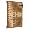 vidaXL Z&aacute;hradn&aacute; br&aacute;na 85x125 cm, corten oceľ, &scaron;tvorcov&yacute; dizajn