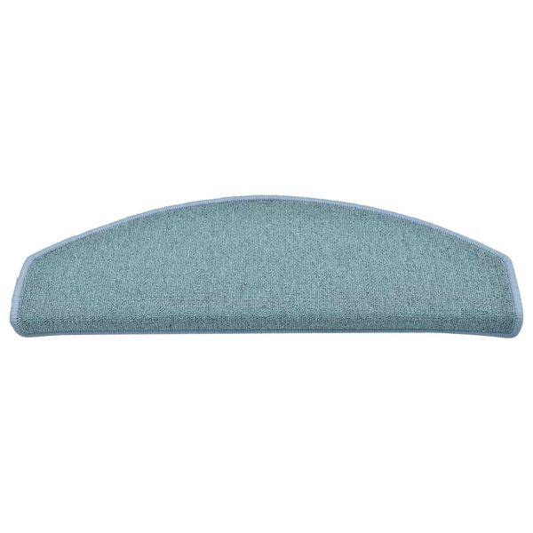 vidaXL Schodov&eacute; rohože 30 ks 65x24x4 cm morsko modr&eacute; polkruhov&eacute; veľk&eacute;