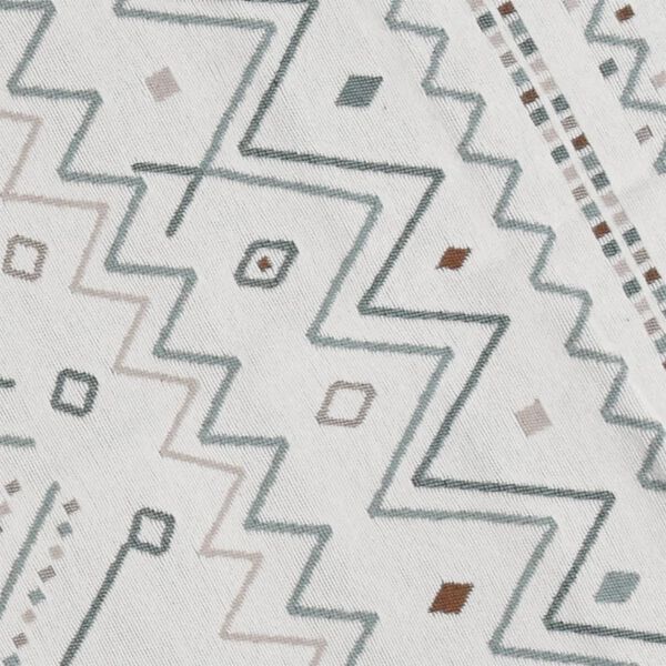 vidaXL Koberec b&eacute;žov&yacute; a modr&yacute; 100x300 cm bavlna