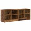 vidaXL Skriňa pod posteľ s poličkou 2 pcs Star&eacute; drevo 66 x 33 x 48 cm