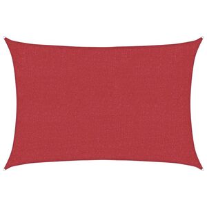 vidaXL Tieniaca plachta 160 g/m&sup2; červen&aacute; 2x2,5 m HDPE