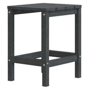 vidaXL Z&aacute;hradn&yacute; st&ocirc;l Adirondack antracitov&yacute; 38x38x46 cm HDPE