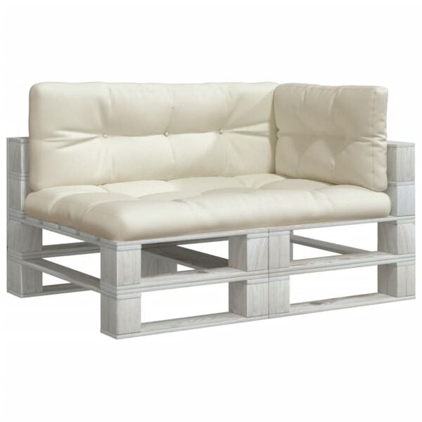 vidaXL Podložky na paletov&yacute; n&aacute;bytok 3 ks, kr&eacute;mov&eacute;, l&aacute;tka