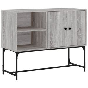 vidaXL Komoda siv&yacute; dub sonoma 100x40x79,5 cm kompozitn&eacute; drevo