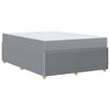 vidaXL R&aacute;m postele s matracom s matracmi Svetlosiv&aacute; 140 x 200 cm l&aacute;tka