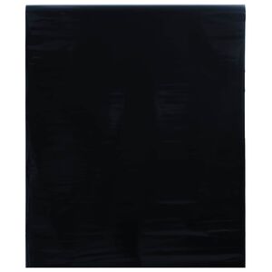 vidaXL Okenn&aacute; f&oacute;lia, statick&aacute;, matn&aacute; čierna 45x1000 cm, PVC