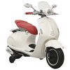 vidaXL Detská elektrická motorka Vespa GTS300, biela