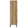 vidaXL Highboard Artisan Dub 70x31x115 cm Engineered Wood