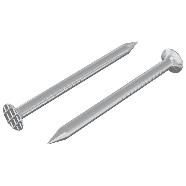 vidaXL Hřeb&iacute;ky pre Drev&aacute; 2 pcs Strieborn&aacute; &Oslash; 3 x 15 mm Kov