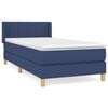 vidaXL Posteľn&yacute; r&aacute;m boxsping s matracom modr&yacute; 80x200 cm l&aacute;tka