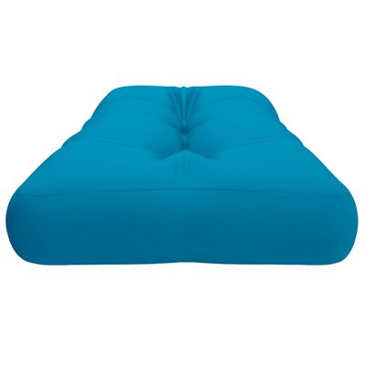 vidaXL Podložka na paletový nábytok, modrá 120x40x12 cm, látka