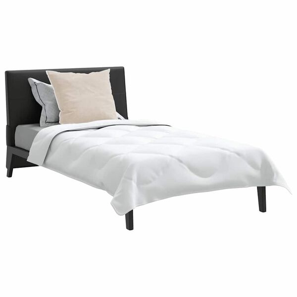 vidaXL Celoročná prikrývka s vankúšom 2 pcs Biela Mikrovlákno