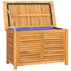 vidaXL Záhradný úložný box s vreckom 90x50x58 cm masívny teak