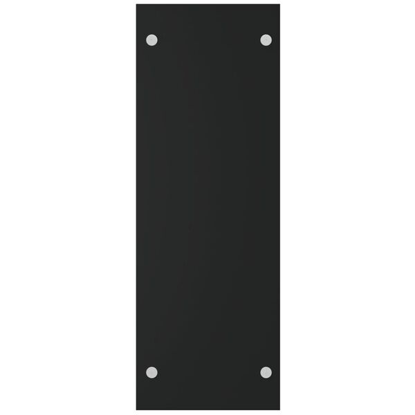 vidaXL Stojan na palivové drevo čierny 40x35x100 cm tvrdené sklo