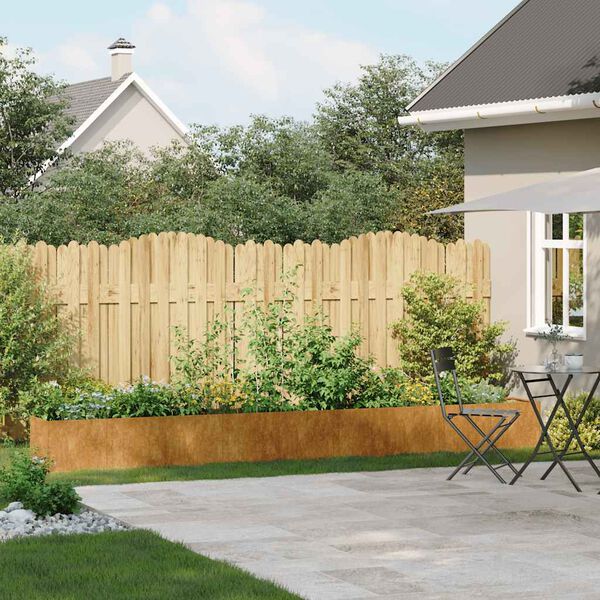 VidaXL kvetin&aacute;č Rusty Oceľ odoln&aacute; voči poveternostn&yacute;m vplyvom