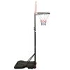 vidaXL Basketbalov&yacute; stojan biely 216-250 cm polyet&eacute;n