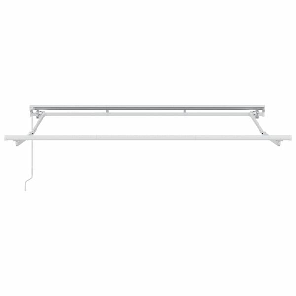 vidaXL Rám markízy Biela 3 x 2 m Práškovaná oceľ