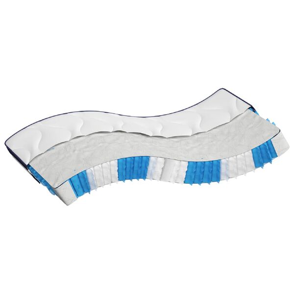 vidaXL Taštičkový pružinový matrac stredne tvrdý 100x200 cm