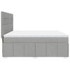 vidaXL Boxspring posteľ s matracom bledosiv&aacute; 180x200 cm l&aacute;tka
