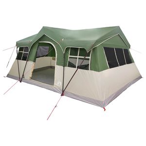 vidaXL Rodinn&yacute; stan 487 x 340 x 216 cm Zelen&aacute; Polyester a oceľ
