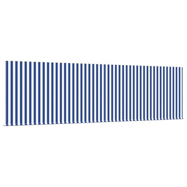 vidaXL Zatemniteľn&aacute; mark&iacute;za Modr&aacute; a biela 400 &times; 300 cm