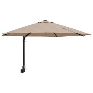 vidaXL Z&aacute;hradn&yacute; slnečn&iacute;k 248 x 248 x 148 cm Polyester a oceľ Sivohned&aacute;
