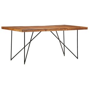 vidaXL Jed&aacute;lensk&yacute; st&ocirc;l 180x90x76 cm, ak&aacute;ciov&yacute; mas&iacute;v