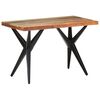 vidaXL Jed&aacute;lensk&yacute; st&ocirc;l 120x60x76 cm recyklovan&yacute; mas&iacute;v