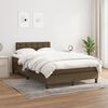 vidaXL Boxspring posteľ s matracom tmavohned&aacute; 120x190 cm l&aacute;tka