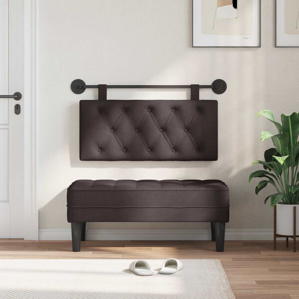 vidaXL Z&aacute;vesn&aacute; Čel&aacute; N&aacute;stenn&yacute; Tmavohned&aacute; 100 x 55 x 7 cm l&aacute;tka