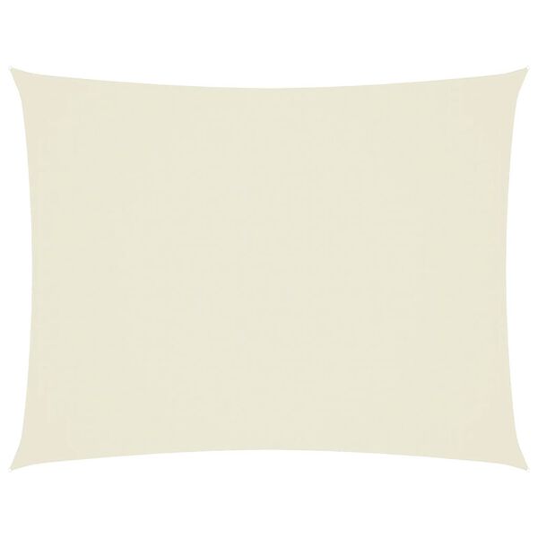vidaXL Tieniaca plachta, oxford, obdĺžniková 2x3 m, krémová