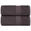 vidaXL Utierky na um&yacute;vanie FROGN 2 ks antracitov&eacute; 30x30 cm 360 g/m&sup2;