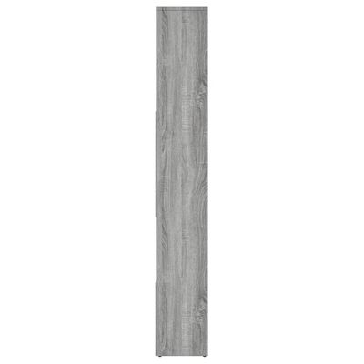 vidaXL Knižnica sivý dub sonoma 67x24x161 cm spracované drevo