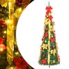 vidaXL Umel&yacute; vianočn&yacute; stromček vyskakovac&iacute; 150 LED zelen&yacute; 180 cm