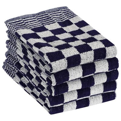 vidaXL 20-dielna súprava uterákov modro-biela bavlna