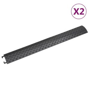 vidaXL Chr&aacute;niče k&aacute;blov 2 ks 98,5 cm čierne