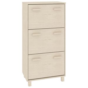 vidaXL Skrinka na top&aacute;nky HAMAR, medovo hned&aacute; 59,5x35x117 cm, borovica