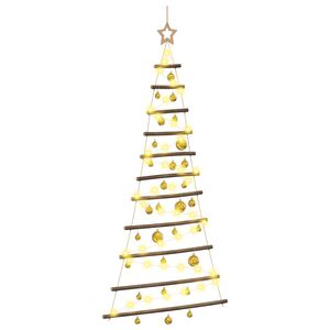 vidaXL Zavesen&yacute; vianočn&yacute; stromček s guľami 150 cm 80 LED Tepl&aacute; biela