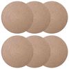 vidaXL Jutov&eacute; podložky 6 pcs Pr&iacute;rodn&aacute; &Oslash; 30 cm 100% Tossa juta