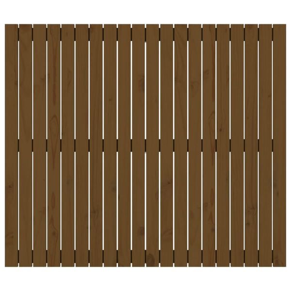 vidaXL N&aacute;stenn&eacute; čelo postele medovohned&eacute; 127,5x3x110cm mas&iacute;v. borovica