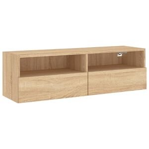 vidaXL TV n&aacute;stenn&aacute; skrinka dub sonoma 100x30x30 cm kompozitn&eacute; drevo