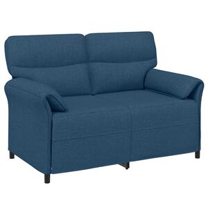 vidaXL Pohovka 100% polyester, kovov&yacute; r&aacute;m, MDF, Preglejka